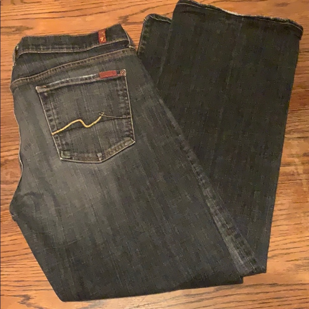 7 for all mankind Dark wash relax fit size 36